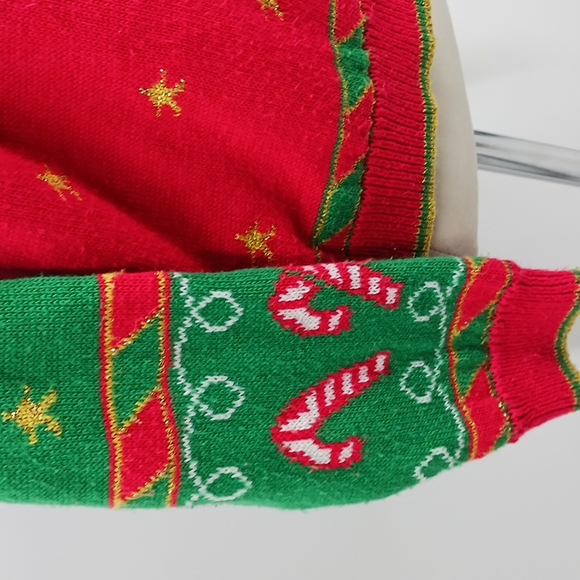 Vintage Casual Corner v-neck Christmas cardigan-sz M - Picture 9 of 12